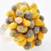 Anillo Coroso De Conchas Naturales, Mongo, Amarillo Y Verde, Pequeño | Nombre web